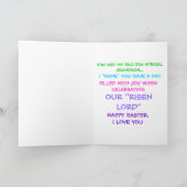 私の卵 – トラ特別な孫のためのイースターカード シーズンカード (内部)