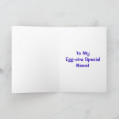 私の卵straスペシャルの姪へのハッピーイースター! シーズンカード (内部)