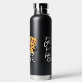 私の厄介な問題にチーズ | かわいおもしろいいバレンタイン ウォーターボトル (左面)