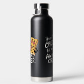 私の厄介な問題にチーズ | かわいおもしろいいバレンタイン ウォーターボトル (右面)