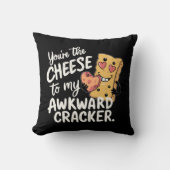 私の厄介な問題にチーズ | かわいおもしろいいバレンタイン クッション (正面)