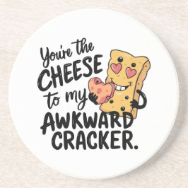 私の厄介な問題にチーズ | かわいおもしろいいバレンタイン コースター
