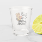 私の厄介な問題にチーズ | かわいおもしろいいバレンタイン ショットグラス (裏面)