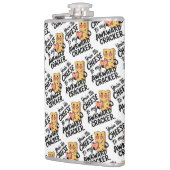 私の厄介な問題にチーズ | かわいおもしろいいバレンタイン フラスク (左)