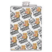 私の厄介な問題にチーズ | かわいおもしろいいバレンタイン フラスク (裏面)