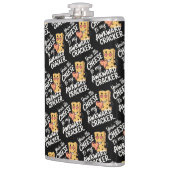 私の厄介な問題にチーズ | かわいおもしろいいバレンタイン フラスク (左)