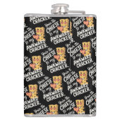 私の厄介な問題にチーズ | かわいおもしろいいバレンタイン フラスク (裏面)