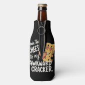 私の厄介な問題にチーズ | かわいおもしろいいバレンタイン ボトルクーラー (ボトル裏面)