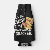 私の厄介な問題にチーズ | かわいおもしろいいバレンタイン ボトルクーラー (裏面)