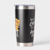 私の厄介な問題にチーズ | かわいおもしろいいバレンタイン 保温保冷タンブラー (右面)