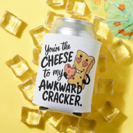 私の厄介な問題にチーズ | かわいおもしろいいバレンタイン 缶クーラー