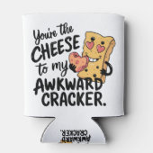 私の厄介な問題にチーズ | かわいおもしろいいバレンタイン 缶クーラー (裏面)