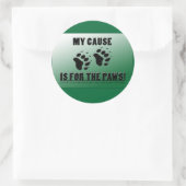 私の原因は前足だ! ラウンドシール (バッグ)