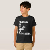 私の去年の最初の日はScに戻った Tシャツ (正面フル)