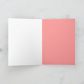 私の友人ありがとう サンキューカード (内部)