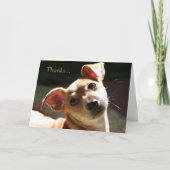 私の友人があることをありがとう サンキューカード (正面)