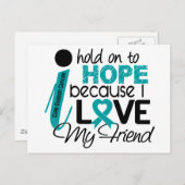 私の友人である卵巣がんへの期待 ポストカード (正面/裏面)