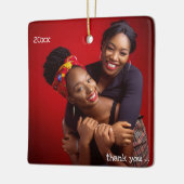 私の友人であるBff写真をありがとう セラミックオーナメント (左)
