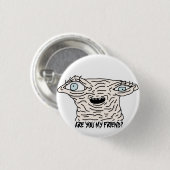 私の友人ですか。 ボタン 缶バッジ (正面&裏面)