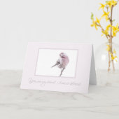 私の友人です カード (黄色い花)