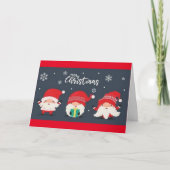 「私の友人と家族」のカードにクリスマスを祝う カード (正面)