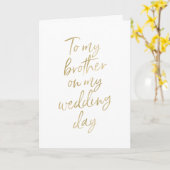 私の友人に対して結婚は | 金ゴールド文字 カード (黄色い花)