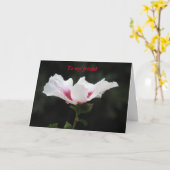 私の友人に カード (黄色い花)