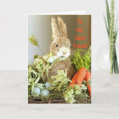 私の友人のためのイースターの願最高のいを** シーズンカード (正面)