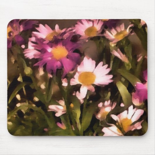 私の友人のための花 マウスパッド (正面)
