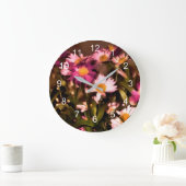 私の友人のための花 ラージ壁時計 (ホーム)