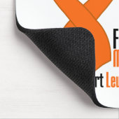 私の友人のための衣服オレンジ最高ののリボン マウスパッド (コーナー)