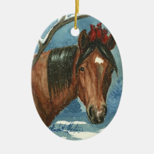 私の友人のクリスマスのオーナメントからの少し助け セラミックオーナメント (正面)