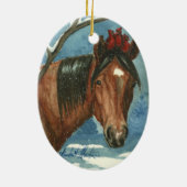 私の友人のクリスマスのオーナメントからの少し助け セラミックオーナメント (裏面)