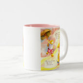 私の友人のマグがあることをありがとう ツートーンマグカップ (正面右)