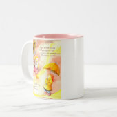 私の友人のマグがあることをありがとう ツートーンマグカップ (正面左)