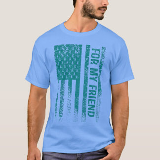 私の友人の卵巣がん認識度 おもしろい Tシャツ