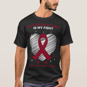 私の友人の戦いは多発性骨髄腫阿波の戦い Tシャツ