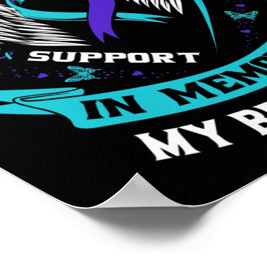 私の友人の自殺最高の認識度前の記憶で ポスター (角)