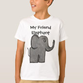 私の友人の象 Tシャツ (正面)