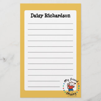 私の友人のMaisyのカラフルな円のデザイン 便箋