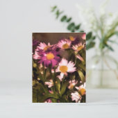 私の友人はがき用の花 ポストカード (スタンド正面)