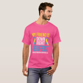 私の友人はダウン右Perfect 3 Tシャツ (正面フル)