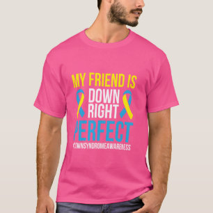 私の友人はダウン右Perfect 3 Tシャツ
