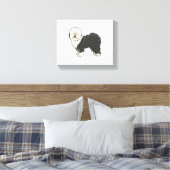 私の友人は古い英語で恥ずかしく思う キャンバスプリント (インサイチュ (寝室))