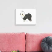 私の友人は古い英語で恥ずかしく思う キャンバスプリント (インサイチュ (リビング))