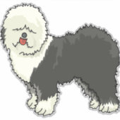 私の友人は古い英語で恥ずかしく思う シール (正面)