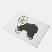 私の友人は古い英語で恥ずかしく思う ドアマット (アングル)