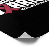 私の友人は戦士の脳動脈瘤認識度 ポスター (角)