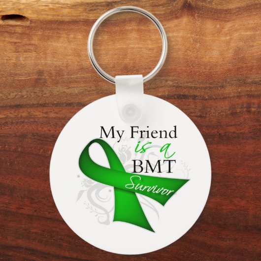 私の友人は骨髄移植の生存者だ キーホルダー (正面)