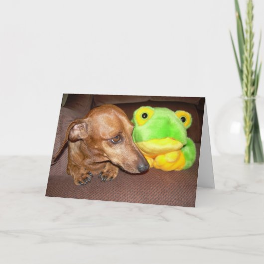 私の友人カードがあることをありがとう サンキューカード (正面)